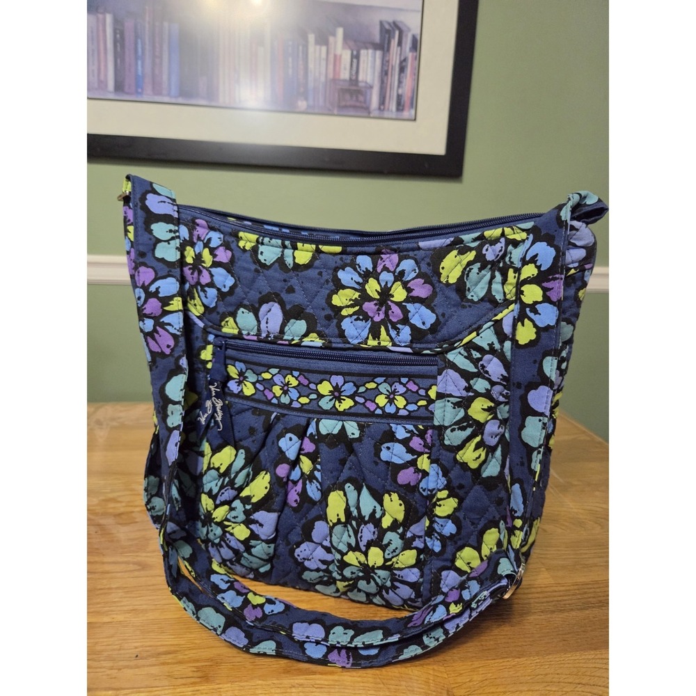Vera Bradley Indigo Pop Shoulder Crossbody Bag/Purse